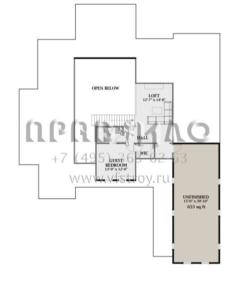 Проект двухэтажного дома с гаражом на две машины в современном стиле S5-324 (6849-00076)