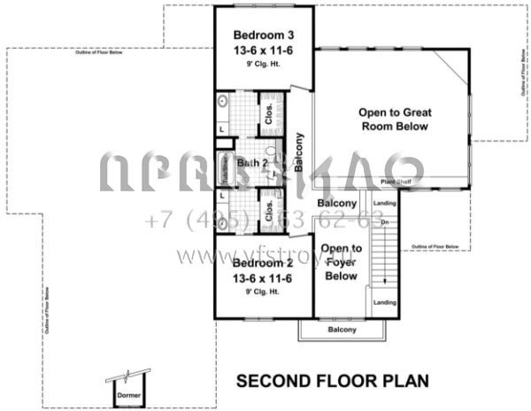 Проект двухэтажного дома с гаражом на две машины в английском стиле S5-251 (348-00155)