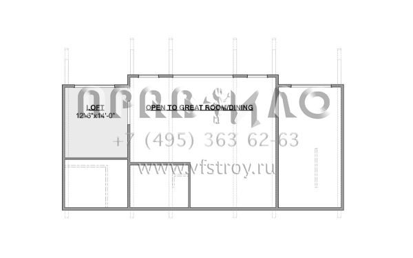 Проект одноэтажного дома без гаража в современном стиле S5-135 (1462-00065)