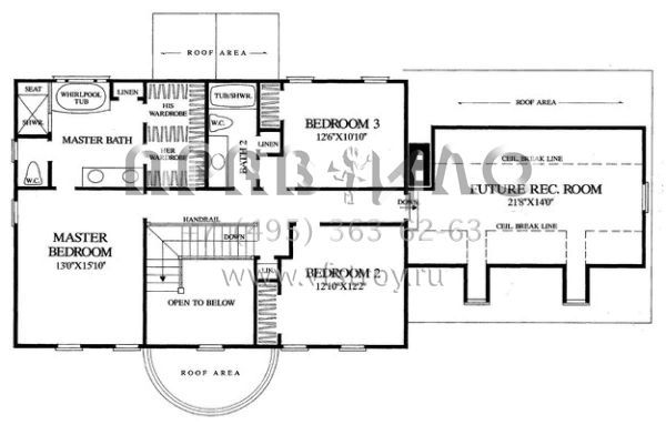 Проект двухэтажного дома с гаражом на две машины в стиле Особняк S5-206 (7922-00096)