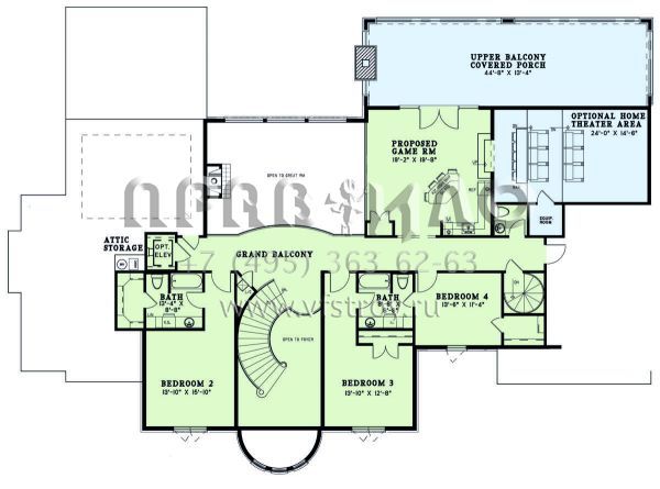 Проект двухэтажного дома с гаражом на три и более машин в современном стиле S5-510 (110-01003)