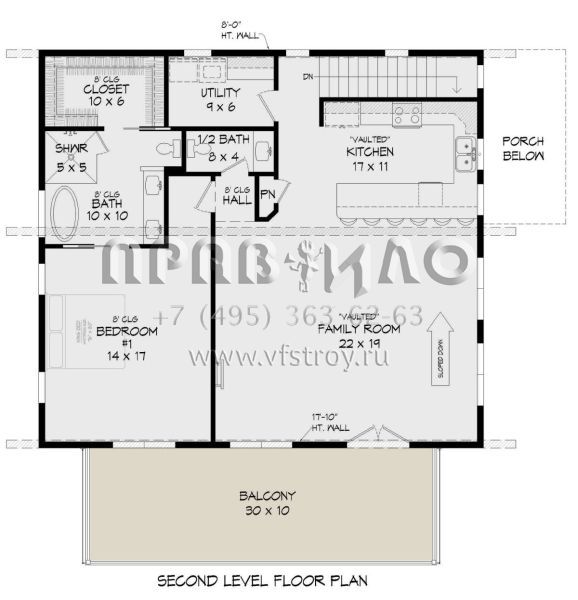 Проект трехэтажного дома с гаражом на две машины в современном стиле S5-193 (940-00415)