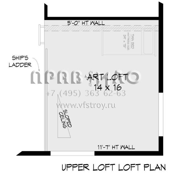 Проект двухэтажного дома с гаражом на две машины в современном стиле S5-171 (940-00527)