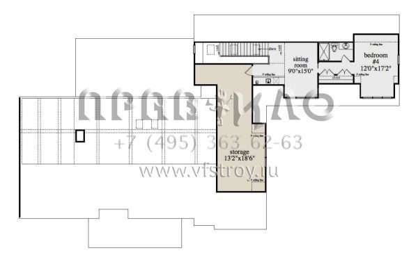 Проект двухэтажного дома с гаражом на три и более машин в современном стиле S5-317 (957-00108)