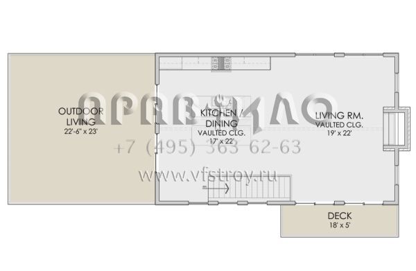 Проект двухэтажного дома с гаражом на две машины в современном стиле S5-155 (6422-00012)