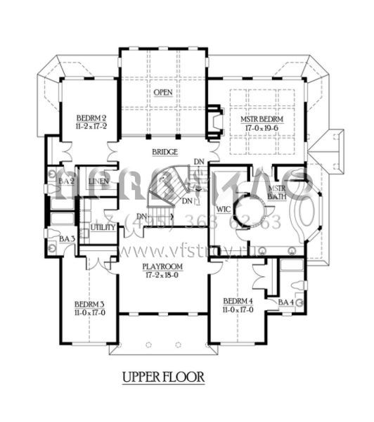 Проект двухэтажного дома с гаражом на три и более машин в американском стиле S5-405 (341-00253)