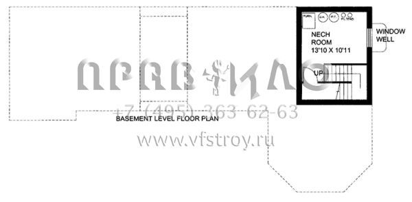 Проект двухэтажного дома с гаражом на две машины в стиле Ранчо S5-183 (039-00636)