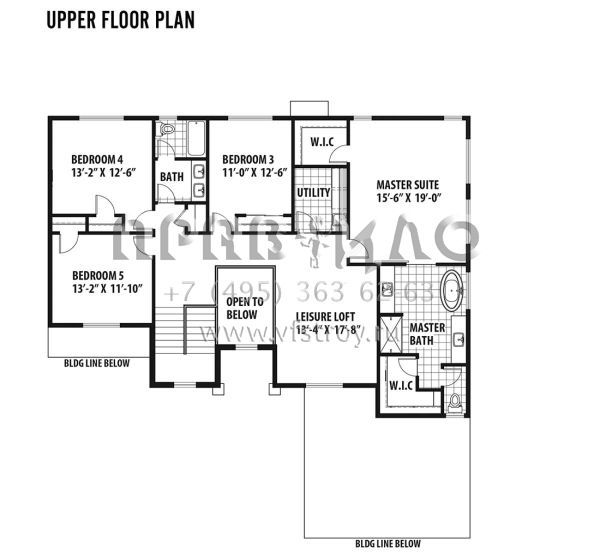 Проект двухэтажного дома с гаражом на две машины в современном стиле S5-308 (9488-00005)