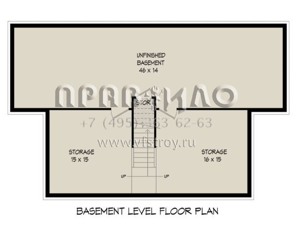 Проект двухэтажного дома без гаража в стиле Ранчо S5-227 (940-00406)