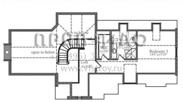 Проект двухэтажного дома с гаражом на две машины в английском стиле S5-204 (6819-00032)