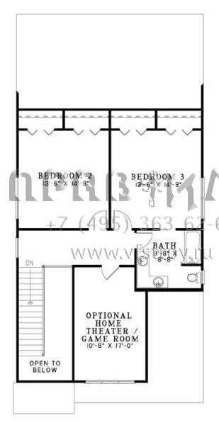 Проект двухэтажного дома с гаражом на две машины в современном стиле S5-176 (110-00737)