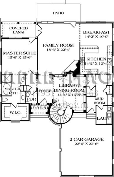 Проект двухэтажного дома с гаражом на две машины в английском стиле S5-294 (3323-00273)
