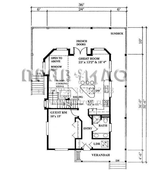 Проект двухэтажного дома без гаража в современном стиле S5-143 (4177-00013)