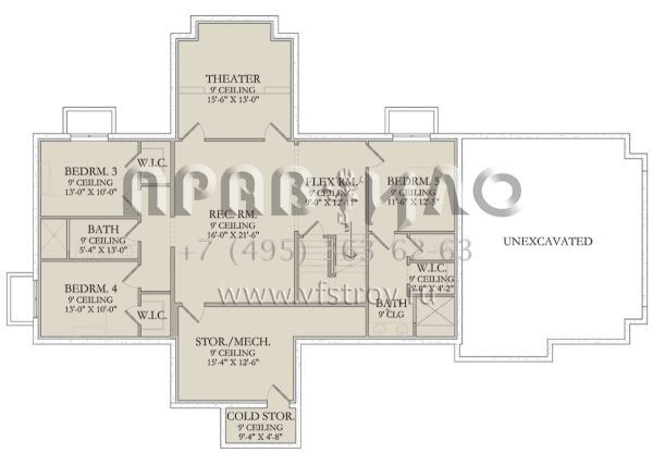 Проект одноэтажного дома с гаражом на две машины в современном стиле S5-187 (6422-00072)