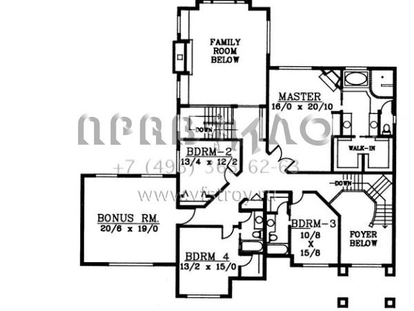 Проект двухэтажного дома с гаражом на три и более машин в прибрежном стиле S5-422 (692-00083)