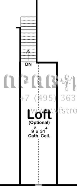 Проект одноэтажного дома с гаражом на две машины в стиле Ранчо S5-174 (963-00151)