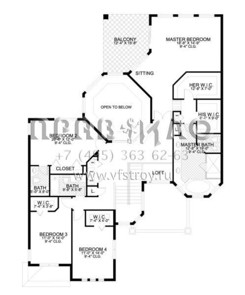 Проект двухэтажного дома с гаражом на две машины в прибрежном стиле S5-359 (168-00045)