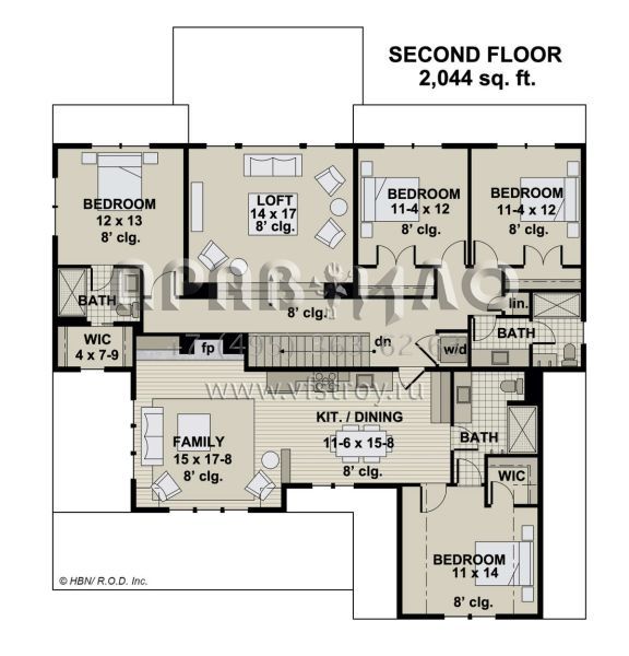 Проект двухэтажного дома с гаражом на две машины в современном стиле S5-374 (098-00397)