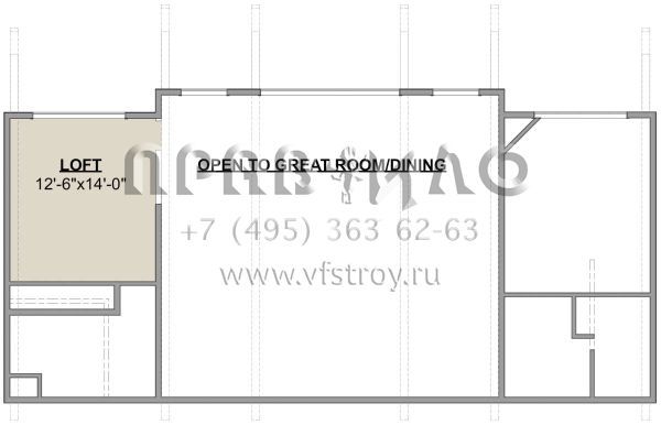 Проект одноэтажного дома без гаража в современном стиле S5-170 (1462-00078)