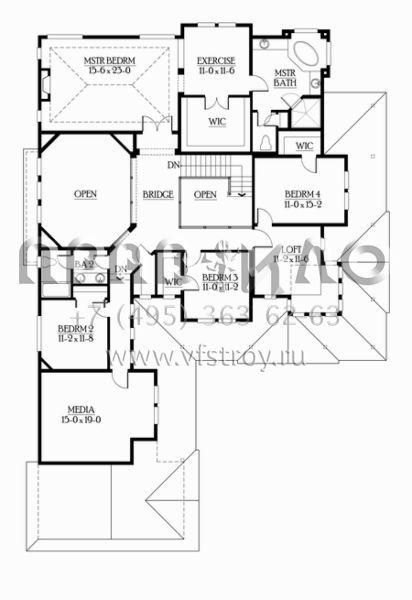 Проект двухэтажного дома с гаражом на три и более машин в скандинавском стиле S5-413 (341-00024)