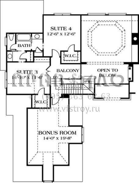 Проект двухэтажного дома с гаражом на две машины в современном стиле S5-294 (3323-00274)
