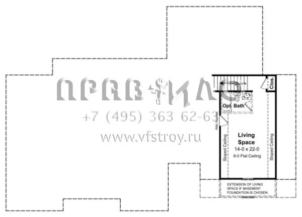 Проект одноэтажного дома с гаражом на две машины в стиле Ранчо S5-205 (348-00132)
