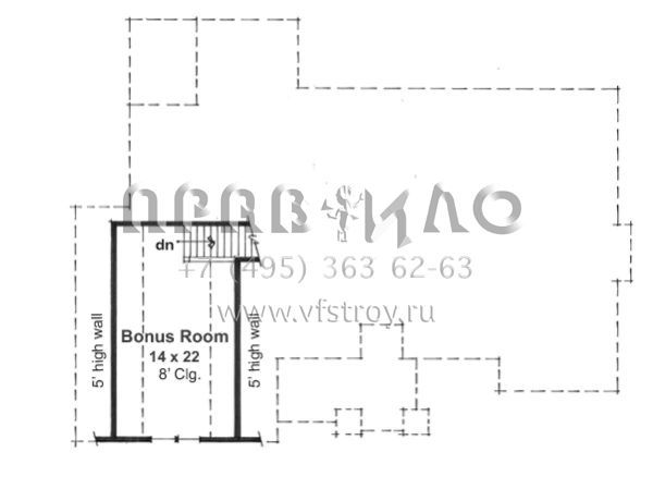 Проект одноэтажного дома с гаражом на две машины в стиле Ранчо S5-165 (098-00262)