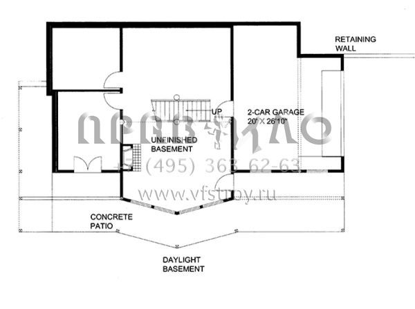 Проект двухэтажного дома с гаражом на две машины в скандинавском стиле S5-226 (039-00619)