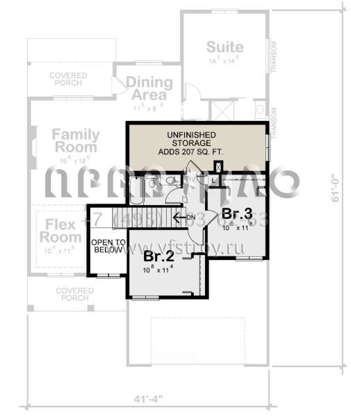 Проект двухэтажного дома с гаражом на две машины в современном стиле S5-168 (402-01736)