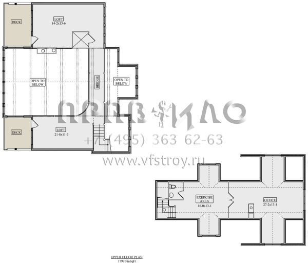 Проект двухэтажного дома с гаражом на три и более машин в стиле Шале S5-551 (5631-00122)
