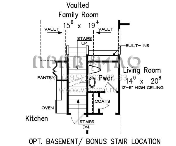 Проект одноэтажного дома с гаражом на две машины в английском стиле S5-231 (8594-00129)