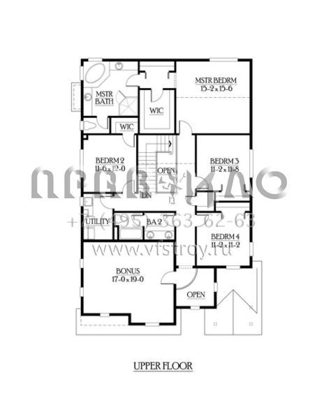 Проект двухэтажного дома с гаражом на три и более машин в стиле Шале S5-275 (341-00088)