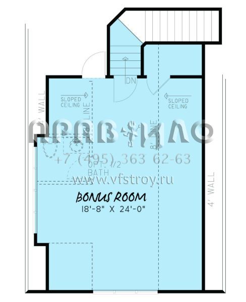 Проект одноэтажного дома с гаражом на две машины в стиле Ранчо S5-186 (8318-00154)