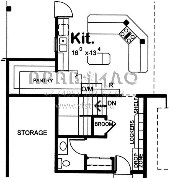 Проект одноэтажного дома с гаражом на две машины в английском стиле S5-228 (402-01535)
