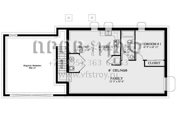 Проект двухэтажного дома с гаражом на две машины в современном стиле S5-178 (2802-00113)
