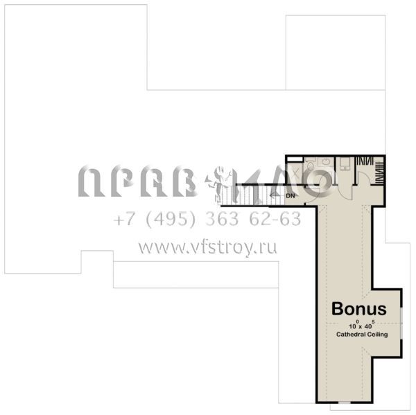 Проект одноэтажного дома с гаражом на три и более машин в современном стиле S5-214 (963-00451)