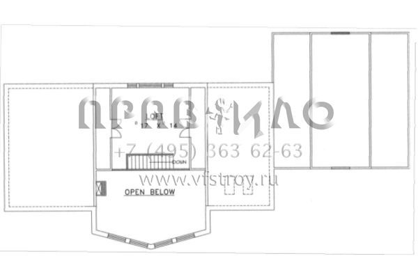 Проект двухэтажного дома с гаражом на две машины в скандинавском стиле S5-202 (039-00159)