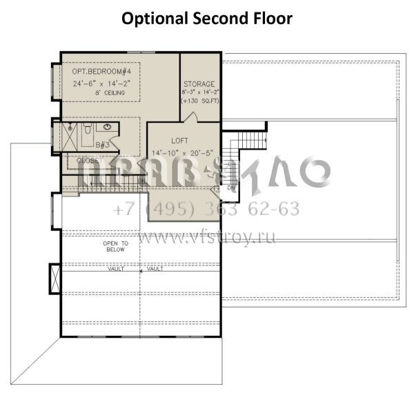 Проект одноэтажного дома с гаражом на три и более машин в стиле БарнХаус S5-202 (699-00345)