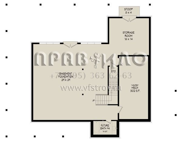 Проект двухэтажного дома без гаража в стиле Шале S5-208 (940-00761)