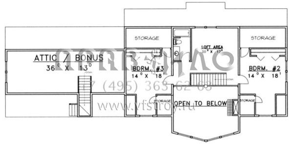 Проект двухэтажного дома с гаражом на две машины в скандинавском стиле S5-254 (039-00377)