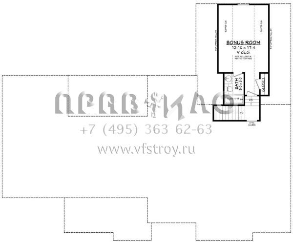 Проект одноэтажного дома с гаражом на две машины в современном стиле S5-209 (041-00234)