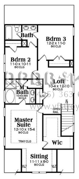 Проект двухэтажного дома без гаража в стиле Ранчо S5-205 (009-00230)