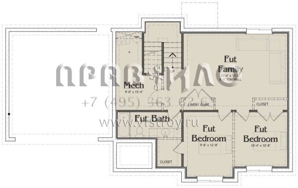 Проект двухэтажного дома с гаражом на две машины в современном стиле S5-186 (6785-00009)