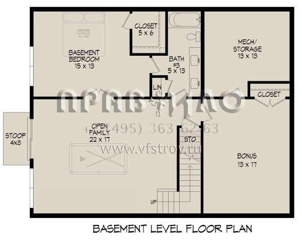 Проект двухэтажного дома без гаража в прибрежном стиле S5-183 (940-00840)