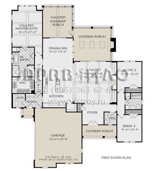 Проект одноэтажного дома с гаражом на две машины в современном стиле S5-205 (8594-00013)