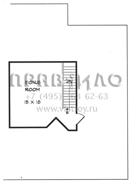 Проект одноэтажного дома с гаражом на две машины в стиле Ранчо S5-184 (6082-00076)