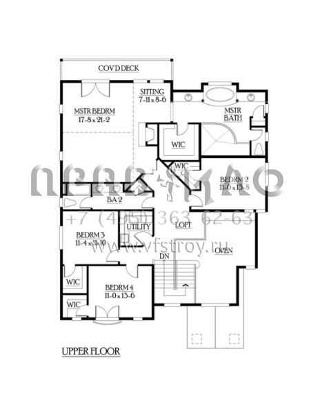 Проект двухэтажного дома с гаражом на две машины в скандинавском стиле S5-343 (341-00118)