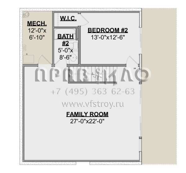Проект одноэтажного дома без гаража в современном стиле S5-176 (1462-00070)