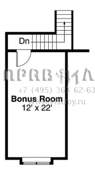 Проект одноэтажного дома с гаражом на две машины в стиле Ранчо S5-215 (035-00572)