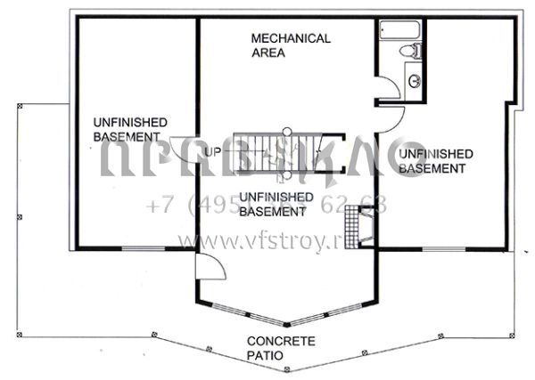 Проект двухэтажного дома с гаражом на две машины в скандинавском стиле S5-382 (039-00663)